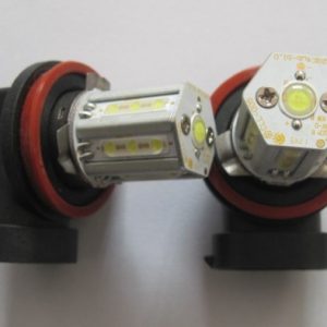 LED Auto Glödlampa H8 H11 19 LED COB-ljus
